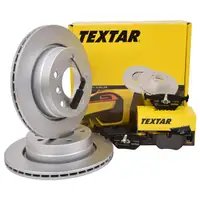 Textar Bremsenset Scheiben 276 mm Bremsbeläge Warnkontakt hinten 3er E46