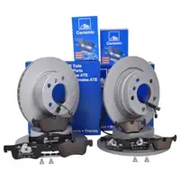 ATE Set Scheiben Ø284 vorn Ø258 hinten belüftet Beläge Ceramic WK BMW 1er F20/21