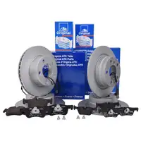 ATE Set Scheiben Ø284 vorn Ø290 hinten belüftet Bremsbeläge WK BMW 1er F20 F21