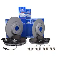 ATE Set Bremsscheiben Ø314 vorn Ø300 hinten Bremsbeläge Audi A4 A5