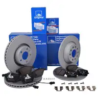 Original ATE Set Scheiben Ø321 vo Ø302 hi Beläge Audi A6 mit elektr. Feststellbr