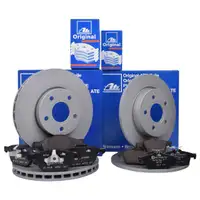 ATE Set Bremsscheiben Ø278 vorn Ø271 hinten Bremsbeläge Ford Focus III