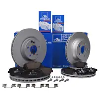 ATE Set Bremsscheiben Ø330 vorn Ø300 hinten Bremsbeläge WK Mercedes GLK-Klasse