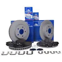 ATE Set Bremsscheiben Ø296 vorn Ø292 hinten Bremsbeläge Opel Insignia