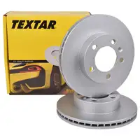 Original TEXTAR 92228603 Bremsscheiben 2 Stück vorne für OPEL
