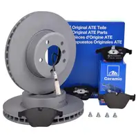 ATE Bremsenset Bremsscheiben Ø324 belüftet Bremsbeläge Ceramic WK vorn BMW 5er