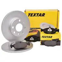 Textar Bremsenset Bremsscheiben PRO Ø236 voll Bremsbeläge vorn Opel Astra F
