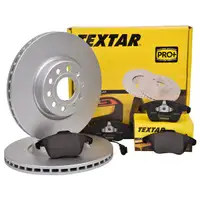 Textar Bremsenset Bremsscheiben Ø312 belüftet Bremsbeläge vorn Audi Q3 Seat