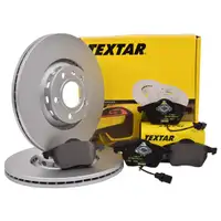 Textar Bremsenset Bremsscheiben Ø312 belüftet Bremsbeläge vorn Audi A4 A6 Skoda