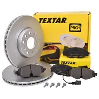 Textar Bremsenset Bremsscheiben Ø288 belüftet Bremsbeläge vorn Seat Leon ST Audi