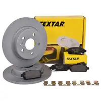 Textar Bremsenset Bremsscheiben Ø268 voll Bremsbeläge hinten Opel Astra J Mokka
