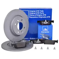 ATE Bremsenset Bremsscheiben Ø259 voll Bremsbeläge Ceramic vorn Dacia Smart
