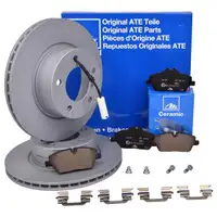 ATE Bremsenset Bremsscheiben Ø292 belüftet Bremsbeläge Ceramic WK vorn BMW 1er