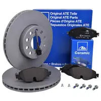 ATE Bremsenset Bremsscheiben Ø288 belüftet Bremsbeläge Ceramic vorn VW Golf VII