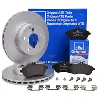 Original ATE Bremsenset Bremsscheiben Ø288 belüftet Bremsbeläge WK vorn Mercedes