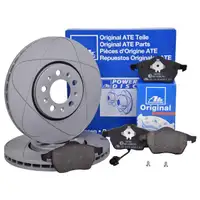 ATE Powerdisc Bremsenset Scheiben Ø288 belüftet Beläge vorn VW Audi Skoda Seat