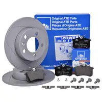 Original ATE Bremsenset Powerdisc Scheiben Ø230 voll Beläge hinten VW Audi Skoda