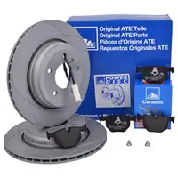 ATE Bremsenset Powerdisc Bremsscheiben Ø320 Beläge Ceramic WK hinten BMW 5er