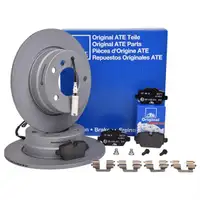 ATE Bremsenset Bremsscheiben Ø280 voll Bremsbeläge WK hinten BMW 1er