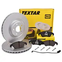 Textar Bremsenset Bremsscheiben Ø345 belüftet Bremsbeläge vorn Audi A4 A5