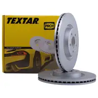Textar Bremsenset Bremsscheiben Ø345 belüftet Bremsbeläge vorn Audi Q5 A6 A7