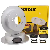 Textar Bremsenset Bremsscheiben Ø284 voll Bremsbeläge hinten KIA Sportage