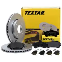 Textar Bremsenset Scheiben Ø256 belüft. Beläge vo. Smart Forfour Mitsubishi Colt