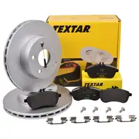 Textar Bremsenset Bremsscheiben Ø288 belüftet Beläge WK vorn Mercedes C-Klasse