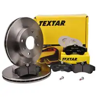 Original Textar Bremsenset Bremsscheiben Ø257 belüftet Bremsbeläge vorn Nissan P