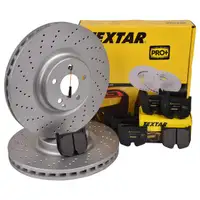 Textar Bremsenset Bremsscheiben Ø360 gelocht Bremsbeläge vorn WK Mercedes CLS