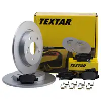 Textar Bremsenset Bremsscheiben Ø270 voll Beläge hinten Toyota Auris Corolla