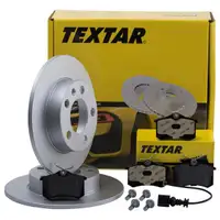 Textar Bremsenset Bremsscheiben Ø230 voll Bremsbeläge hinten VW Polo Seat Ibiza