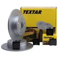 Textar Bremsenset Bremsscheiben Ø278 voll Bremsbeläge hinten Mercedes SLK CLK