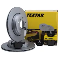 Textar Bremsenset Bremsscheiben Ø320 belüftet Bremsbeläge WK hinten BMW 5er