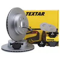 Original Textar Bremsenset Bremsscheiben Ø320 belüftet Bremsbeläge hinten WK BMW