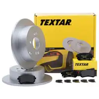 Textar Bremsenset Bremsscheiben Ø262 voll Bremsbeläge hinten Hyundai KIA