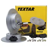 Textar Bremsenset Bremsscheiben Ø280 voll Bremsbeläge WK hinten BMW 1er