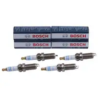 4x Bosch Zündkerze Mercedes C-Klasse E-Klasse W203 W211 CLK C209 SLK R171