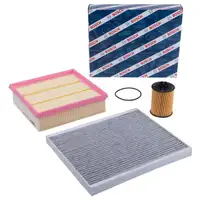 BOSCH Filterset Luftfilter + Ölfilter + Innenraumfilter Opel Corsa D 1.2 80PS