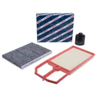 BOSCH Filterset Luftfilter + Ölfilter + Innenraumfilter VW Golf 4 1.4 16V 75PS