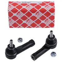2x Febi Bilstein Spurstangenkopf Nissan Kubistar Renault Kangoo Megane Twingo