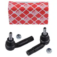 2x Febi Bilstein Spurstangenkopf Seat Ibiza Cordoba Toledo Skoda Fabia Rapid VW