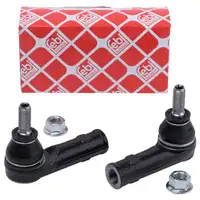 2x Febi Bilstein Spurstangenkopf Audi A3 TT Seat Leon VW Golf New Beetle