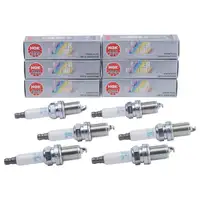 Original 6x NGK Zündkerze 5757 Audi A4 8K B8 A5 8T Abgrenzung beachten!