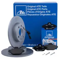 ATE Bremsenset Bremsscheiben Ø240,5 voll Bremsbeläge vorn Fiat 500 Ford KA