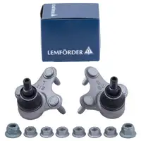 2x Lemförder Traggelenke vorn Audi Q3 Seat Leon Skoda VW Tiguan Golf VI