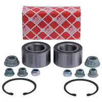 2x Febi Bilstein Radlager Audi A3 Seat Leon Skoda Octavia VW Bora