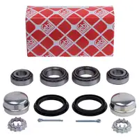 2x Febi Bilstein Radlager Hinterachse beidseitig Audi 80 Seat Toledo VW Passat