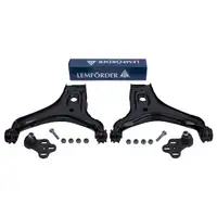 2x Lemförder Querlenker incl. Lager + Traggelenke vorn links + rechts Audi 80