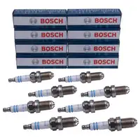 Original 8x Bosch Zündkerze Platinum BMW E39 M5 E34 530i V8 E60 540i 545i E31 84